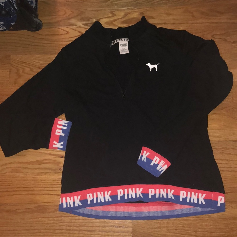 VS Pink quarter zip jacket
